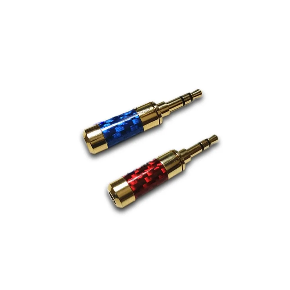 2PC 3.5mm Jack Connector Speaker Gold Plated Headphone Plug AUX Audio 3 Pole stereo Earphone Adapter | Электроника
