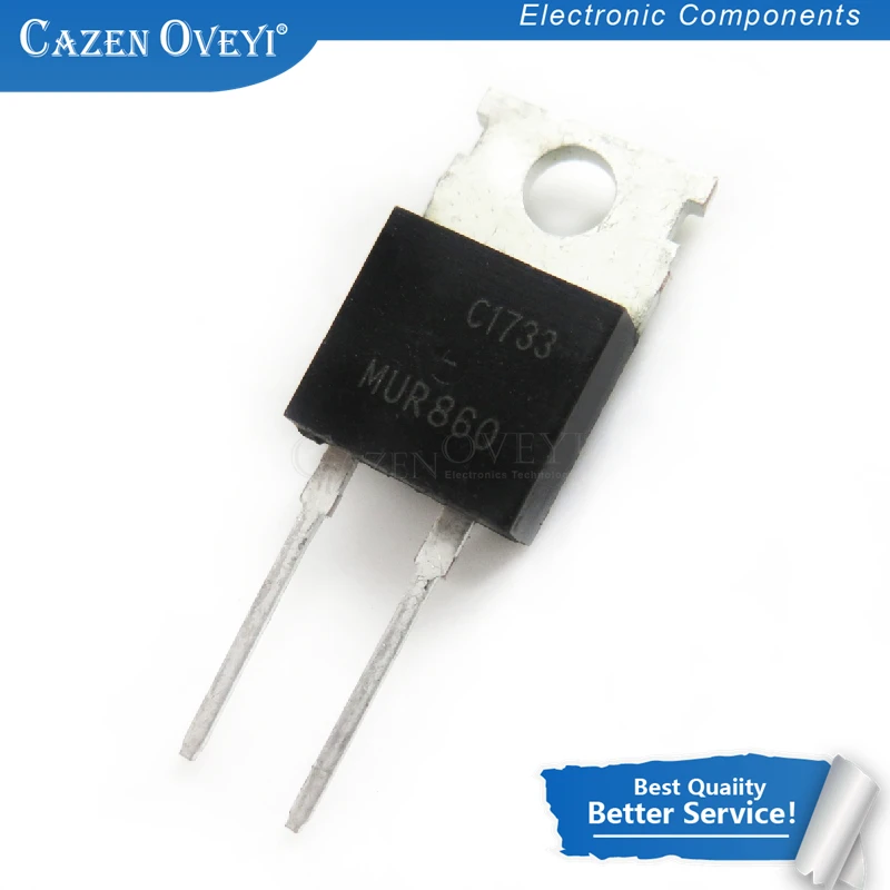 

10 шт./лот MUR860 TO220 MUR860G TO-220 U860 в наличии