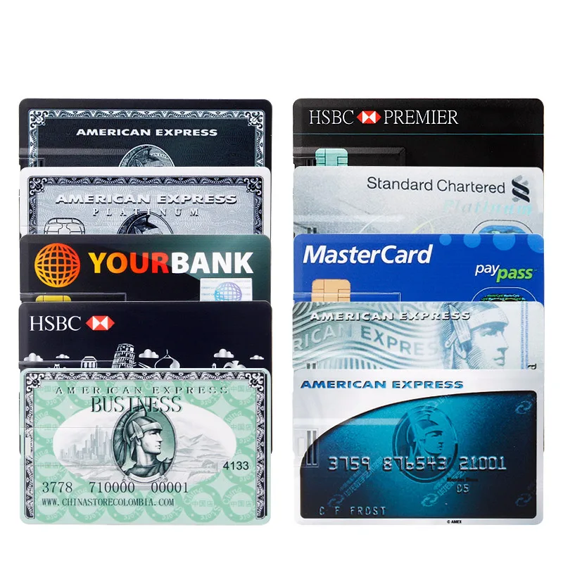 

New Super Slim Credit Card Usb Flash Drive 2.0 Key Usb Stick 32GB Pen Newest Drive 8GB 16GB 64GB Pendrive 128GB Free Custom LOGO
