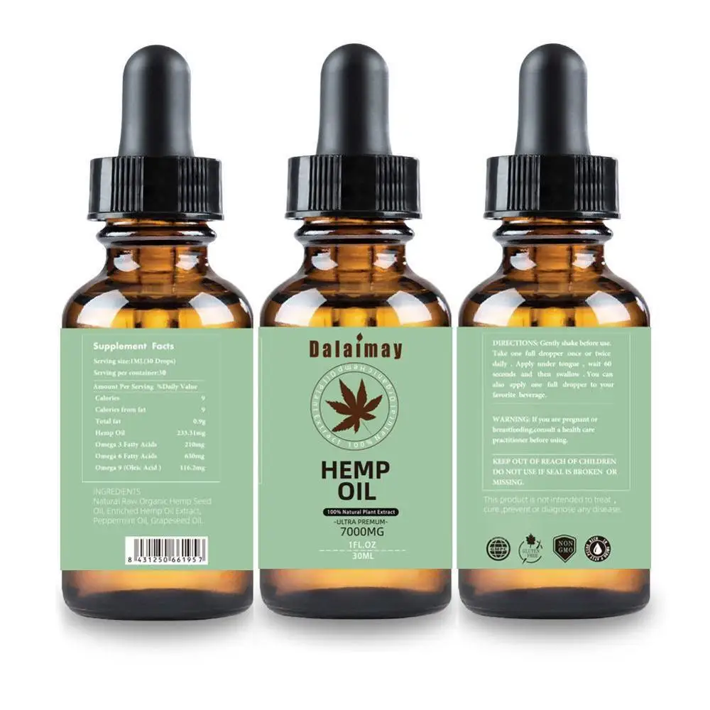 

Herbal Essential Hemp Body Massage Essential oil Skin Care Relieves pain Improves sleep Relief Anti Anxiety