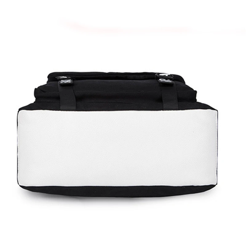 Аниме цельный рюкзак с черепом школьный ранец сумки для книг через плечо мужчин и