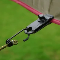 10pcs black plastic tent tarp awning clips clamp outdoor camping fixing tools