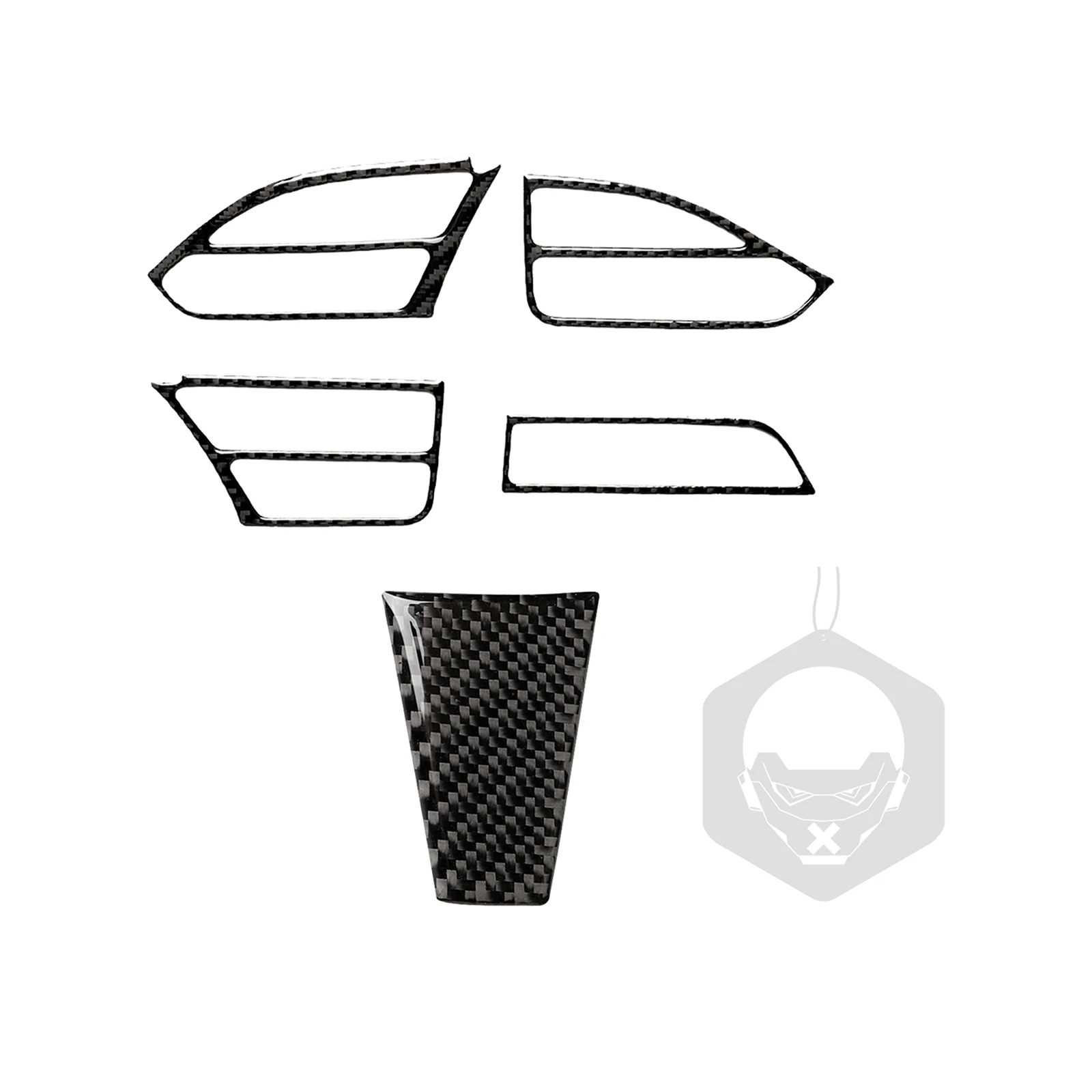 

Новый автомобильный чехол на руль, выходное отверстие воздуха, переключение передач, накладка, подходит для Tesla Model S/X