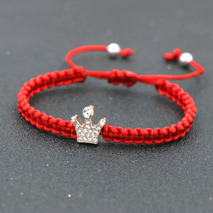 Очарование Для женщин браслет Злейшего Глаза красная веревочная нить сердце