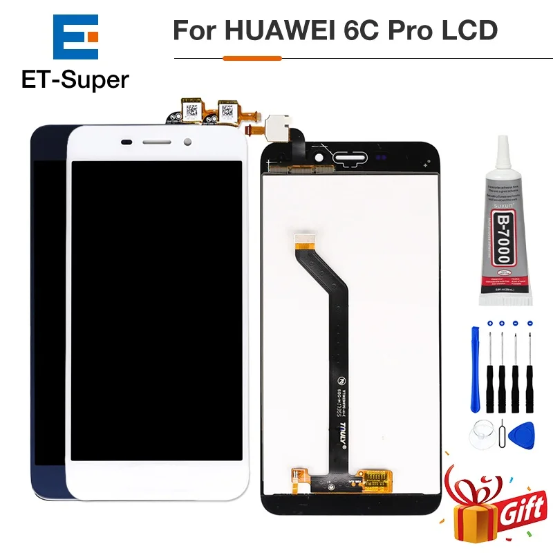 ЖК дисплей 5 2 дюйма для HUAWEI Honor 6c Pro JMM L22 с сенсорным экраном дигитайзер в сборе
