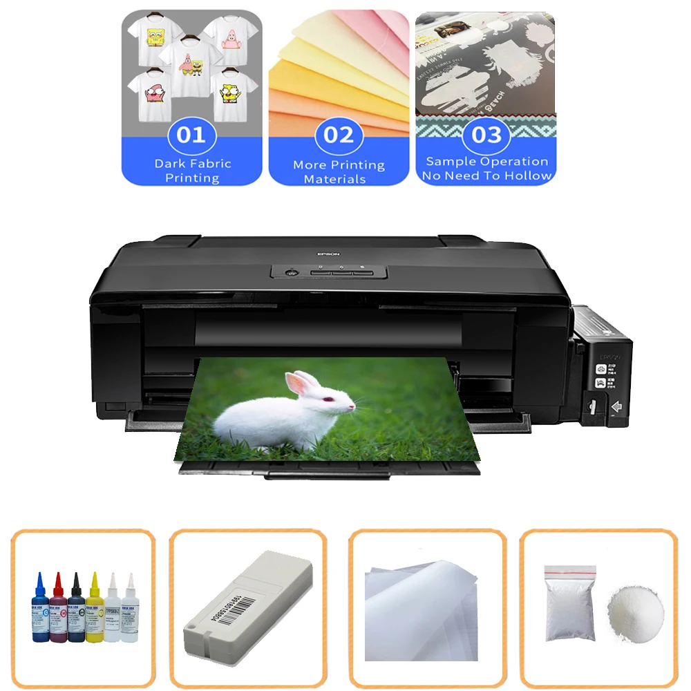 

Принтер einkshop для epson l1800 dtf a3 с белыми чернилами, термотрансферный принтер dtf, пленка из ПЭТ, преобразователь теплового принтера