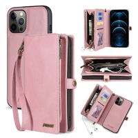 megshi wallet pu leather filp phone case cover for iphone 13 12 11 pro max mini bag for iphone x xr xs max se 2020 8 7 plus