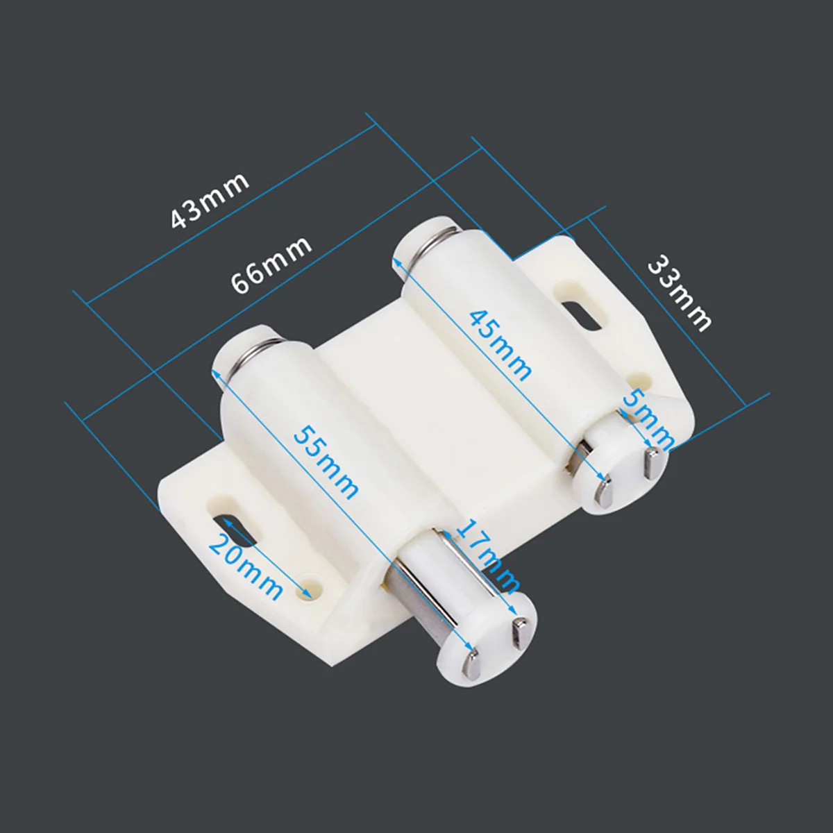 2 шт. магнитные сенсорные доводчики для дверей из АБС пластика открывания шкафа