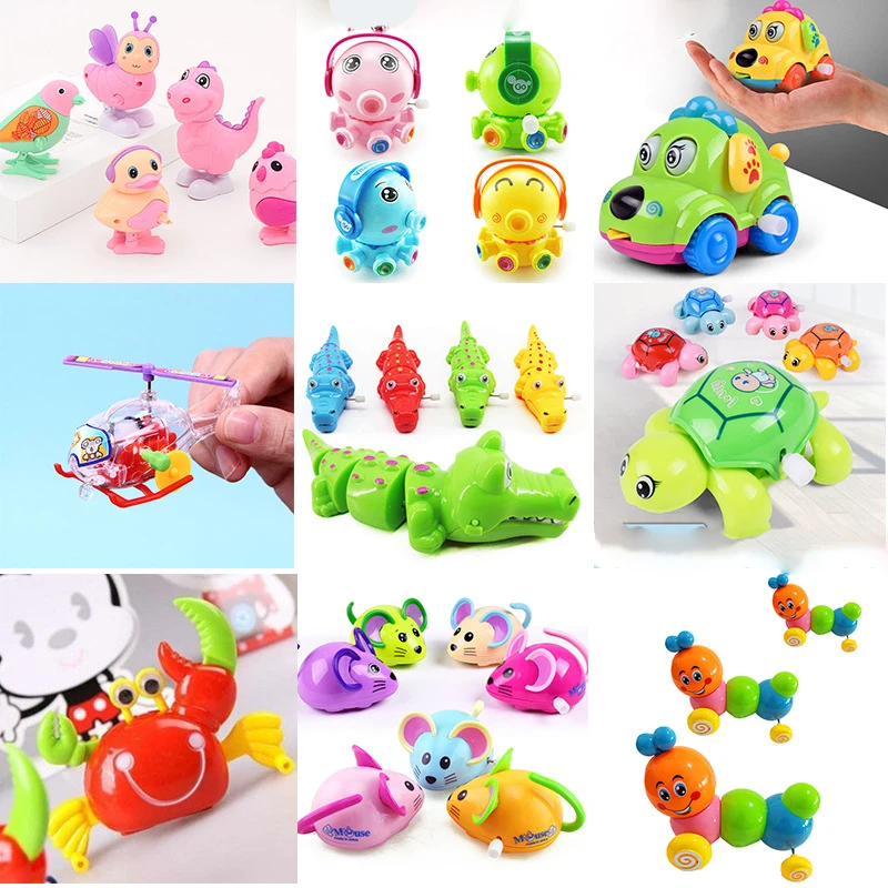 

Best Selling Children's Cartoon ASnimal Clockwork Small Toys New Creative Manufacturers Winding