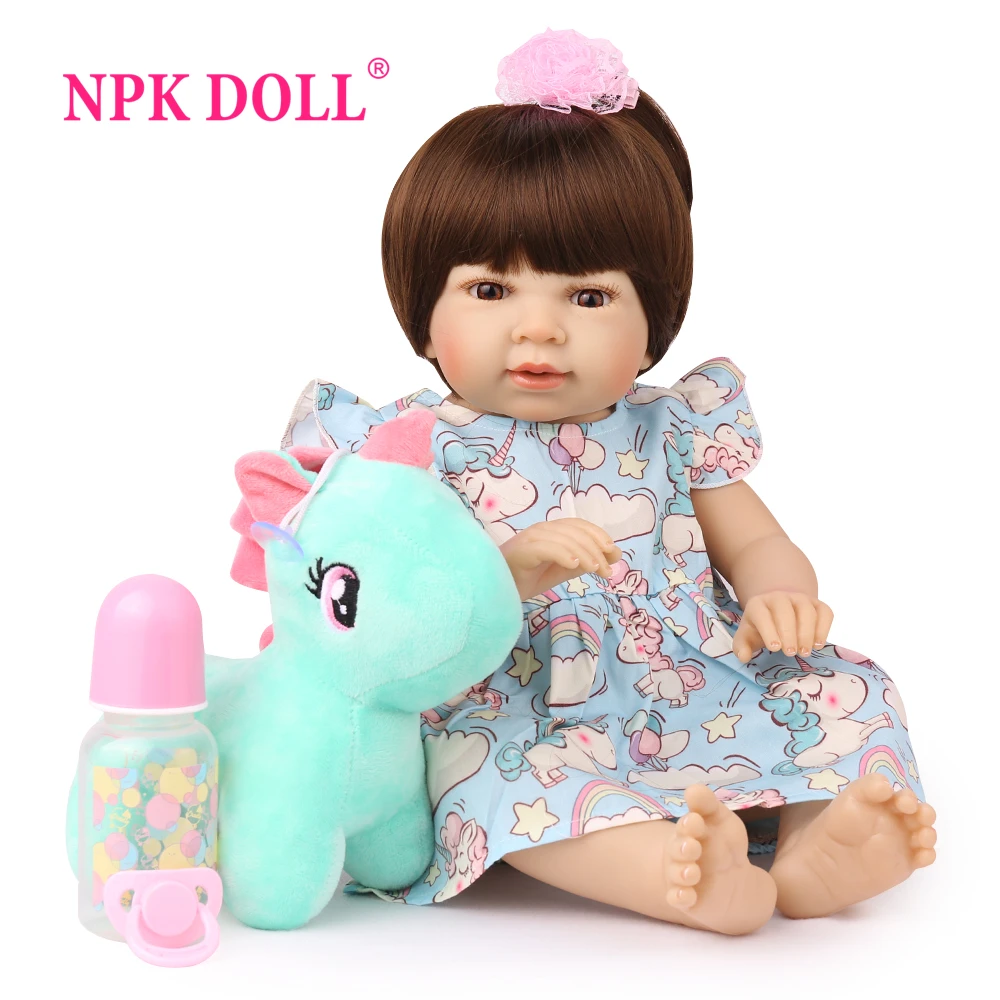 NPKDOLL Куклы реборн виниловые игрушки реалистичный младенец дети поддельные детские развивающие банный детский приятель малыш Boneca
