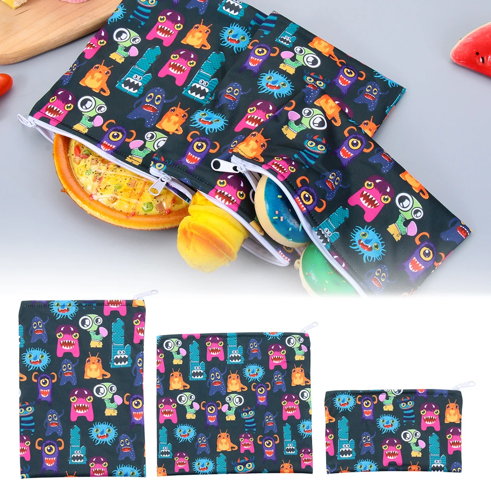 3 шт. 2020 Многоразовые Пакеты для закусок сэндвич хлеб водонепроницаемая сумка