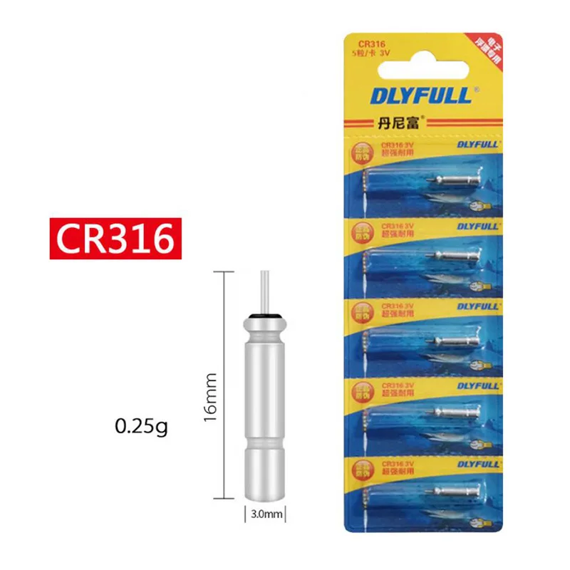 10 Pcs/Lot CR425 CR435 CR322 CR311 Fishing Float Battery Night Lithium Pin Cell Accessory F80 |
