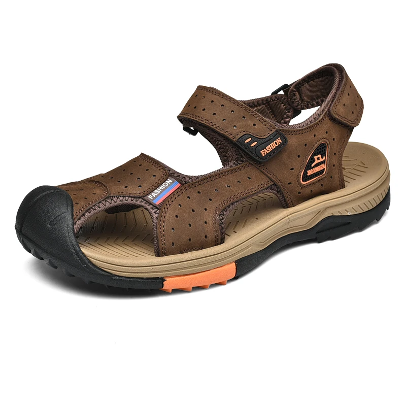 

black designer indoor hombres mens sapatillas half slippers-men soft slippers shoes seguridad verano cuero flip andar sole 45