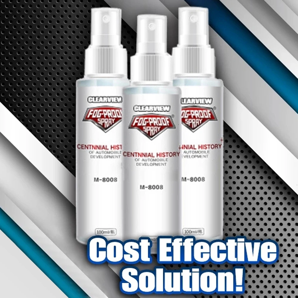 100 мл Авто стекло Очистка анти запотевание агент автомобиля окна очиститель