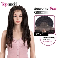 top model crochet wig 24inch crochet twist hair wig for women crochet hair with baby hair synthetic lace front wig braided wig