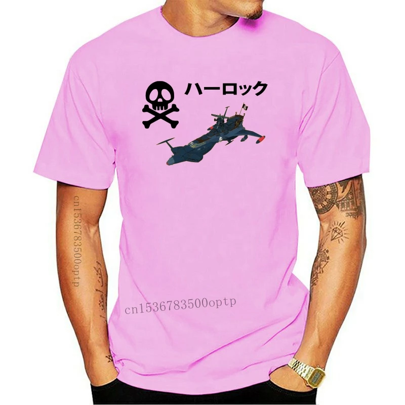

Men T Shirt Harlock Arcadia Version yellow shirt Tee tshirts Women T-Shirt