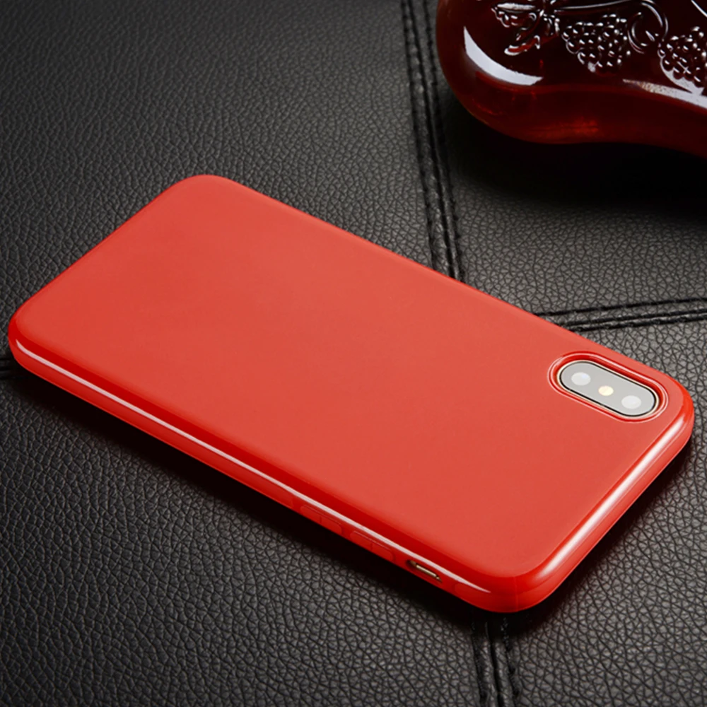 Red Автомобильный держатель Магнитный чехол для телефона для iPhone 11 Pro XS Max XR X 6 6S 7 8 Plus ультра тонкий магнит Металлический Мягкий Силиконовый ТПУ чехол - Цвет: Red