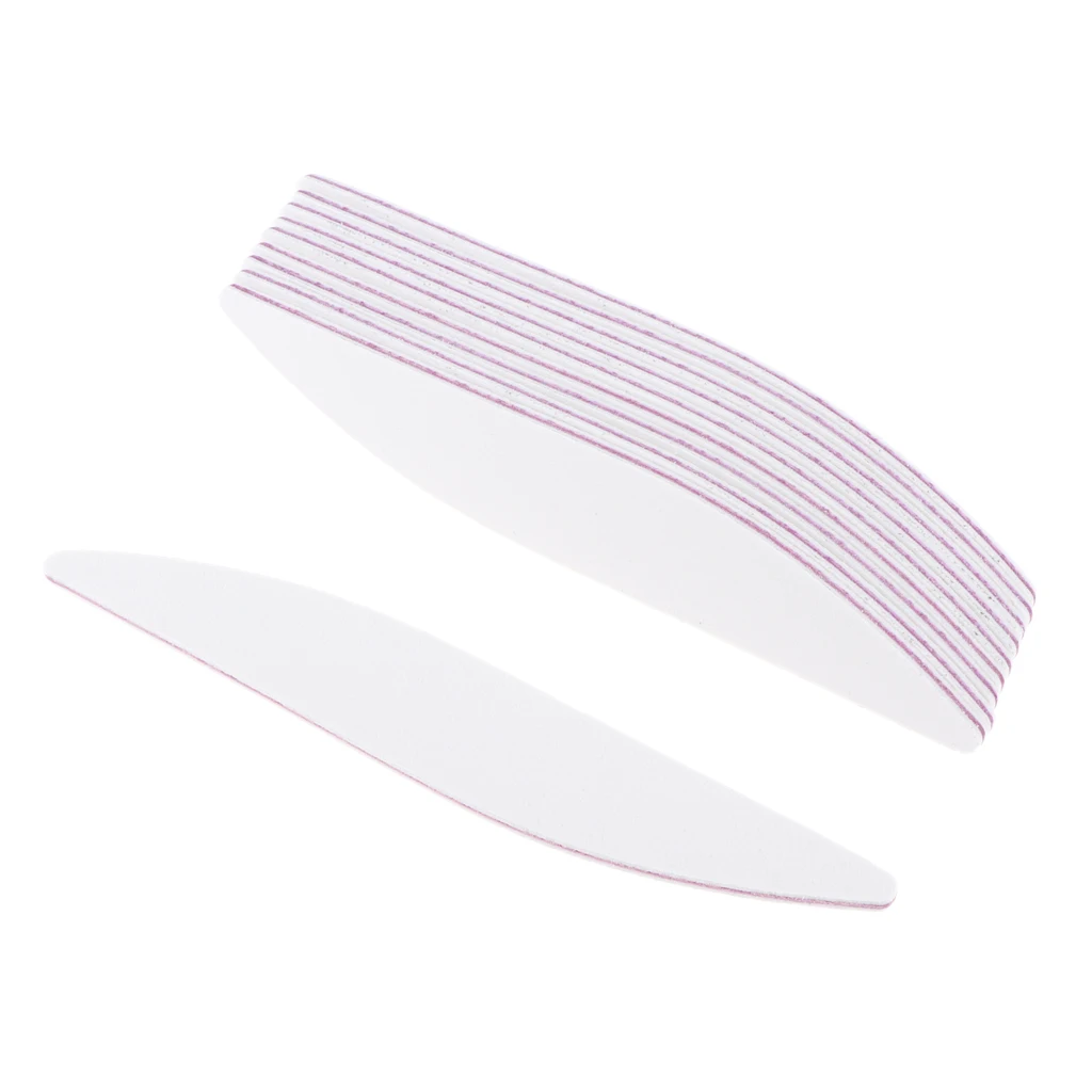 

100/180 Grit Nail Buffing Tools 10pcs Professional Nail Files and Buffers