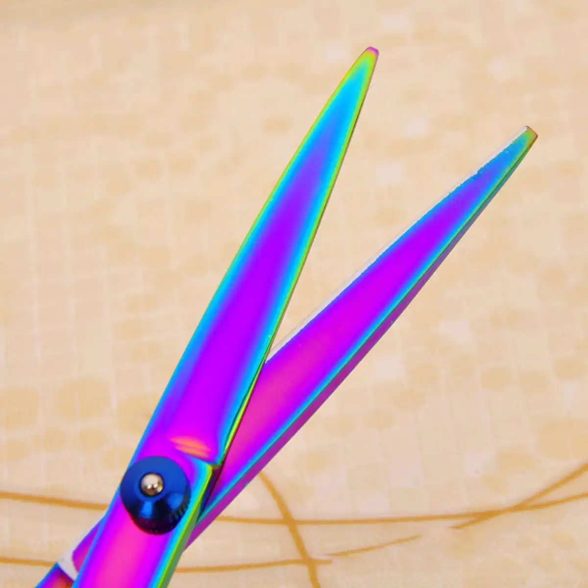 

Professional Rainbow Cut Hair Scissors Set Cutting Shears Thinning Barber Scissor Hairdressing Scissors Home Salon Hairdresser