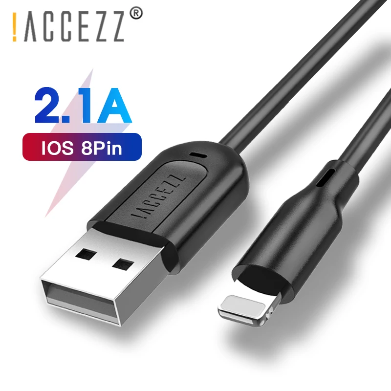

!ACCEZZ TPE USB Cable Lighting For Apple iPhone X XS MAX XR 8 7 6 6S Plus 5 5S Charging Data Cables For ipad Charger Cord Line