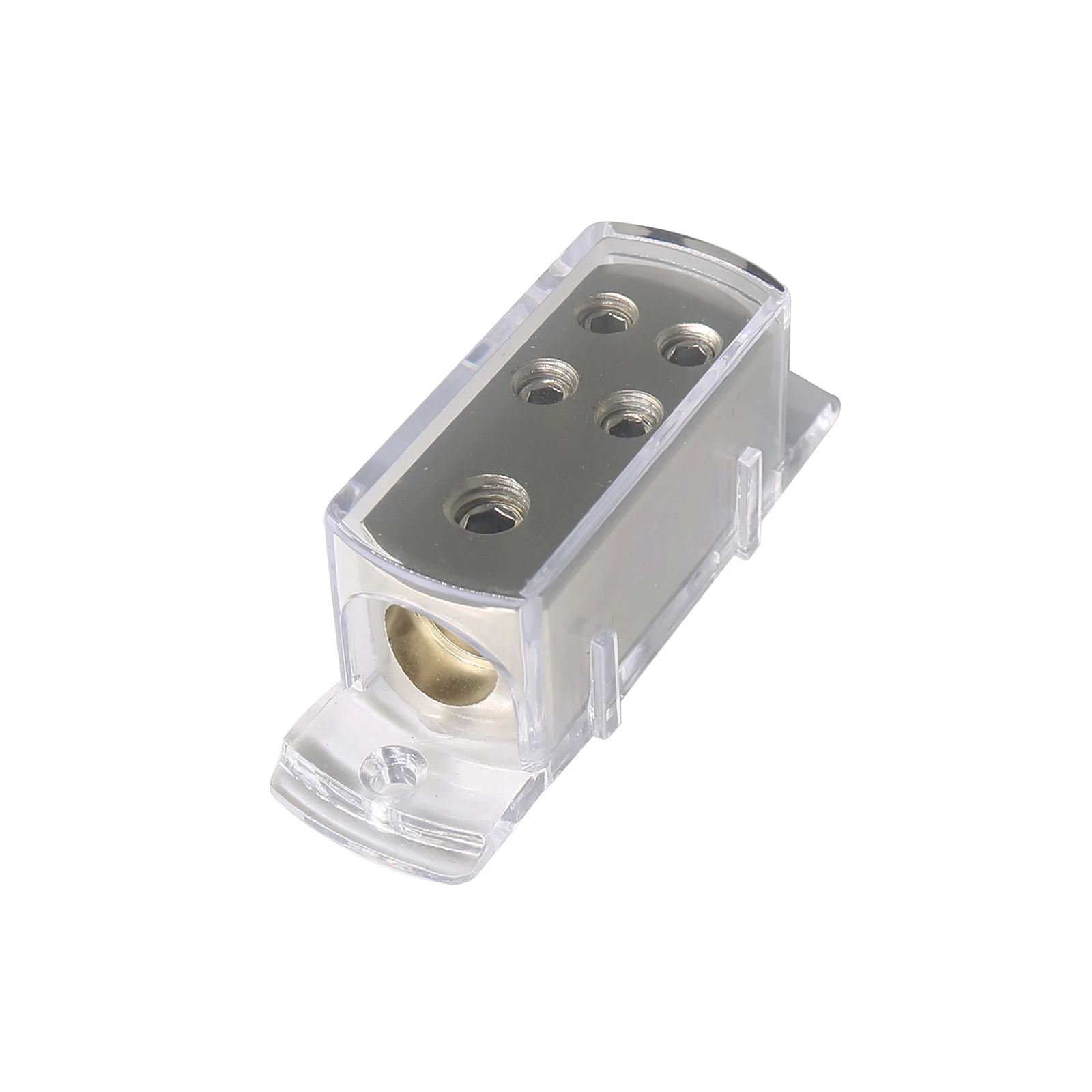 

New 4-Way Car Audio Power/Ground Cable Splitter Distribution Connecting Block For Car Amplifier Audio Splitter Car Accessories