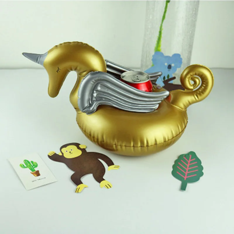 5PCS бассейн вечерние надувные плавающие подставки для напитков Надувной