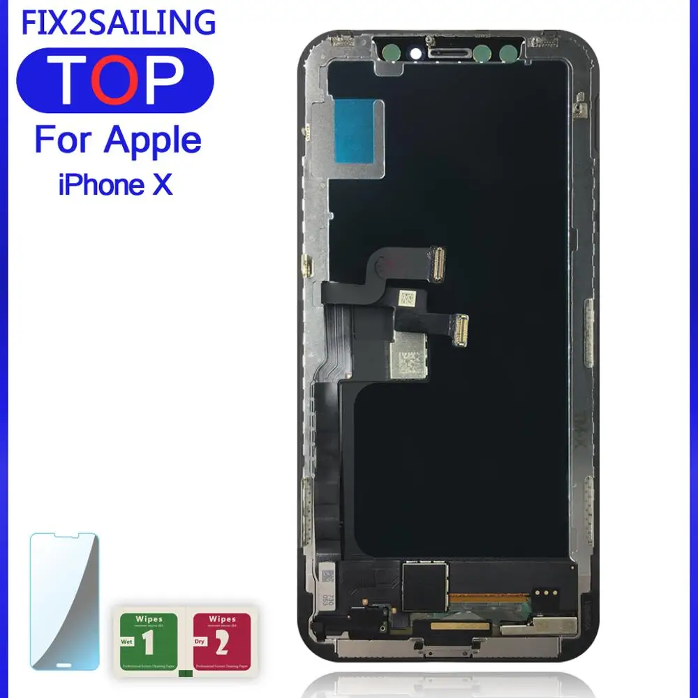ЖК дисплей для iPhone X новинка 1:1 идеально супер 100% с сенсорным экраном и