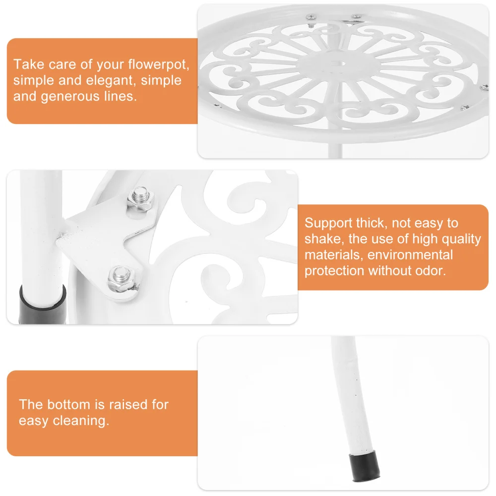 

Multilayer Flower Pot Stand Iron Flower Pot Bracket Balcony Storage Rack