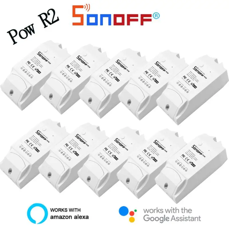 

Sonoff POW R2 15A WiFi Wireless Smart Switch Module Power Consumption Measurement Timer Works With Alexa Google Home Nest