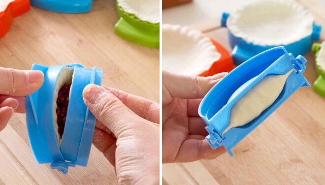 

Pack dumpling machine Small tool plastic Dough Press Dumpling Pie Ravioli Mold Mould Maker Cooking Pastry tools baking supplies