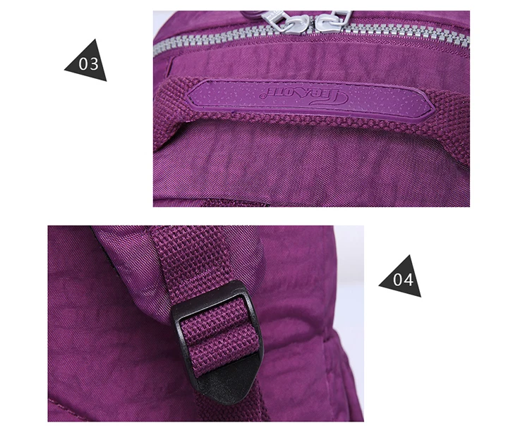 TTOU школьный рюкзак для девочек-подростков Mochila Feminina Kipled, женские рюкзаки, нейлоновый водонепроницаемый повседневный рюкзак для ноутбука, женский рюкзак
