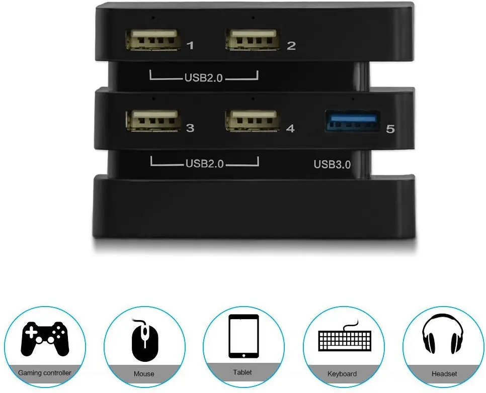 Игровая приставка HAOBA Play Station 4 Pro Host usb-хаб 3 0 и 2 usb-порт расширенный usb-адаптер для PS4