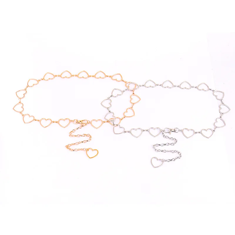 

Women Punk Chain Belt Adjustable Black Double/Single Eyelet Grommet Metal Buckle Leather Waistband For Jeans Slimming Body Belts