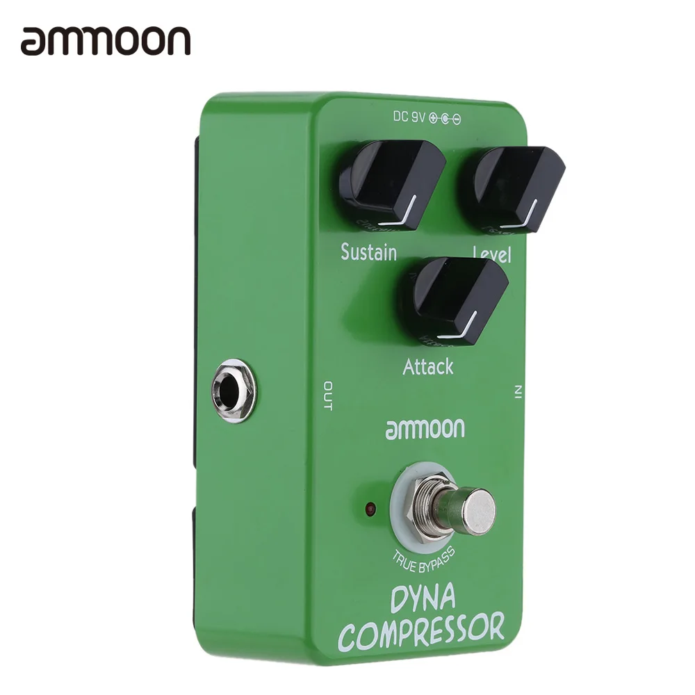 Ammoon AP 05 Динамический Компрессор гитары педаль эффектов с 2 шт. красочные