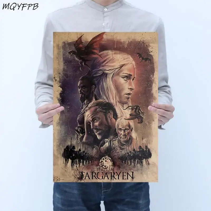 

Movie Kraft Paper Poster Decorative Painting Wall Sticker Household Goods