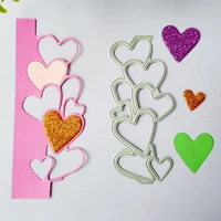 new love lace peach heart metal cutting die scrapbook photo album paper gift card diy decorative molding template