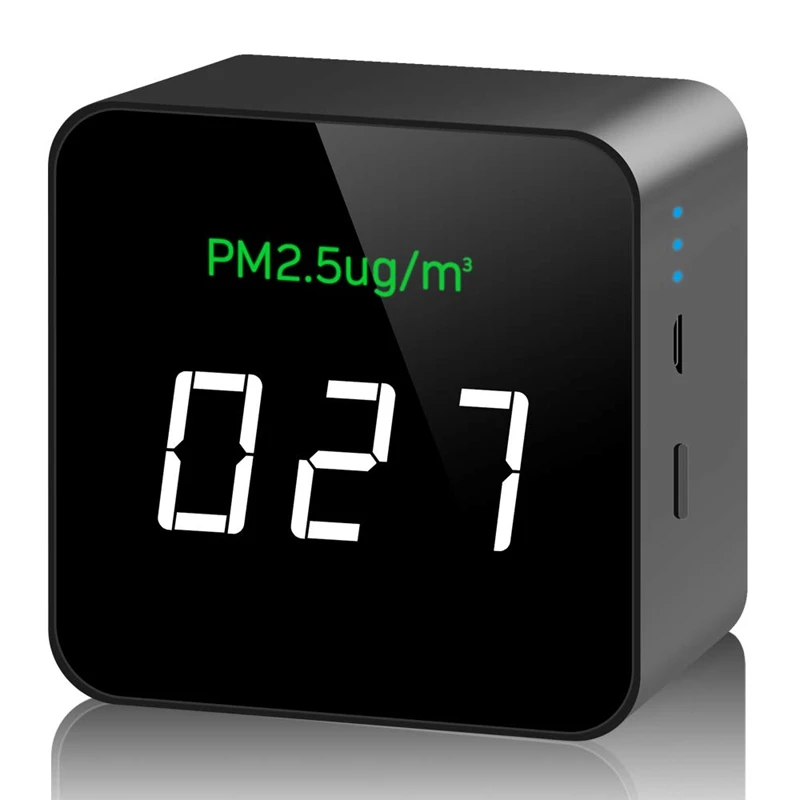 

Air Quality Monitor,PM2.5 Air Quality Tester Highly Accurate Real Time Monitoring Smart Air Quality Detector,LCD Display