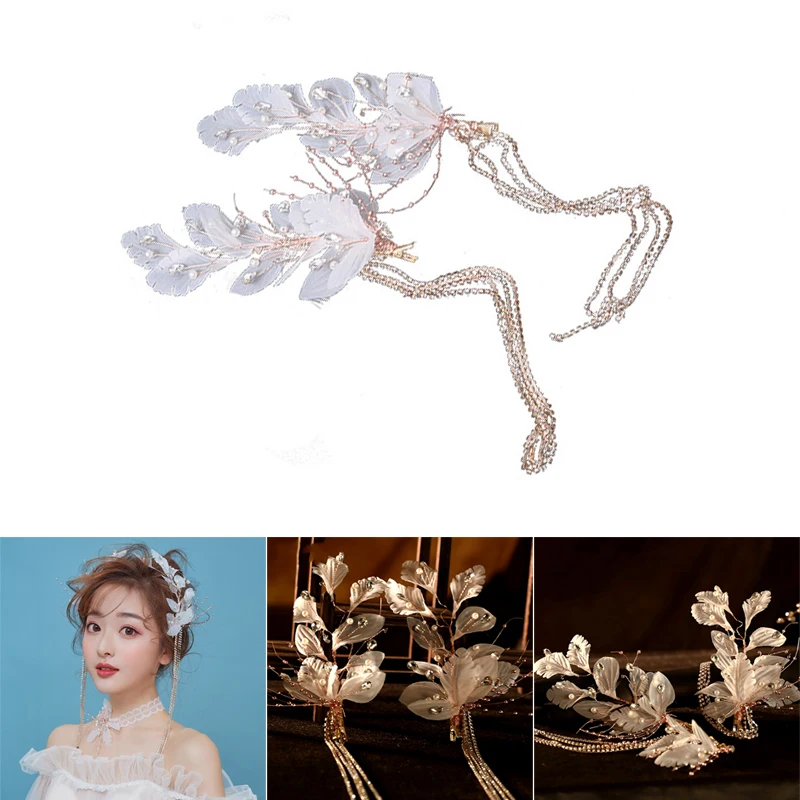 

Головной убор для невесты супер Фея Свадебные аксессуары для волос Шпилька Свадебные украшения Аксессуары для платья co
