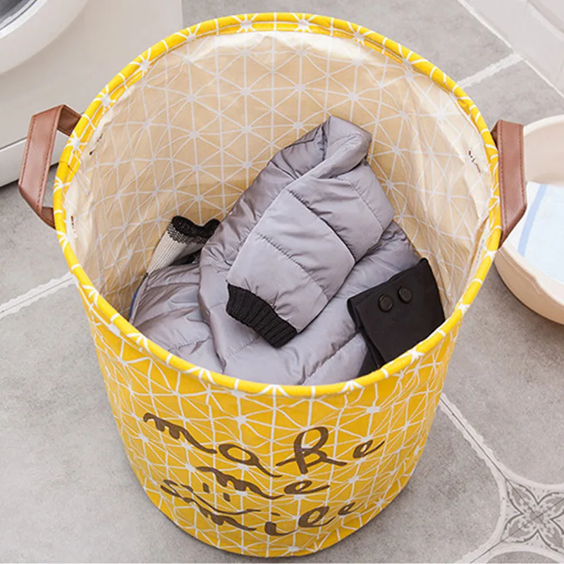Складная корзина для белья большая емкость водонепроницаемая хранения одежды