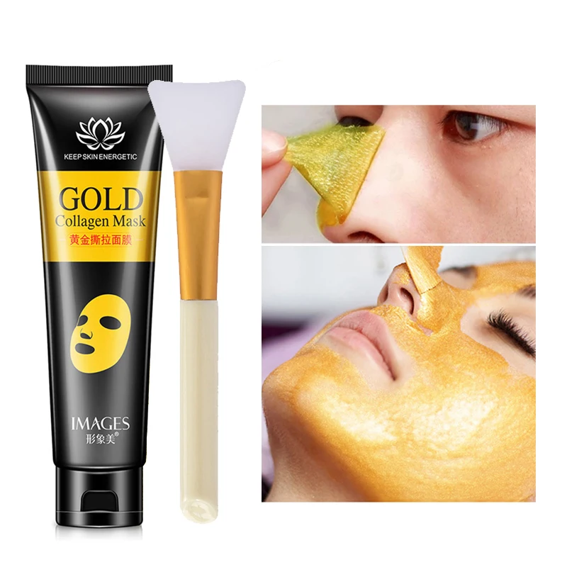 

24K Gold Collagen Peel Off Face Mask Tear off Whitening Lifting Firming Skin Anti Wrinkle Anti Aging Facial Mask Care