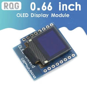 0,66 дюймовый oled-дисплей модуль для WEMOS D1 MINI ESP32 модуль AVR STM32 64x48 0,66 