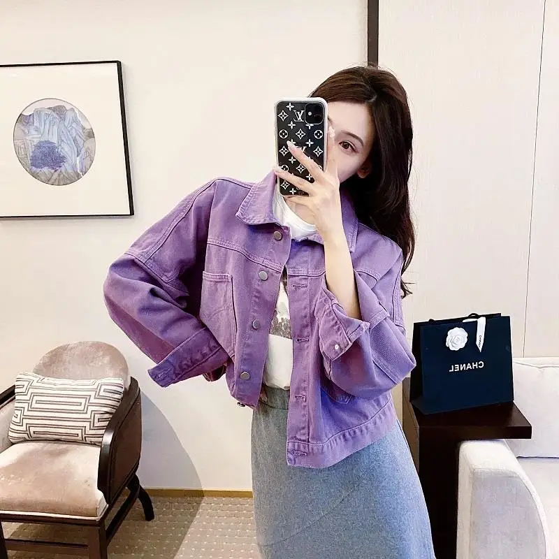 

2020 Autumn Women Denim Jacket Small Coat Women New Women Coat Popular Women's Ladies Short Jacket
