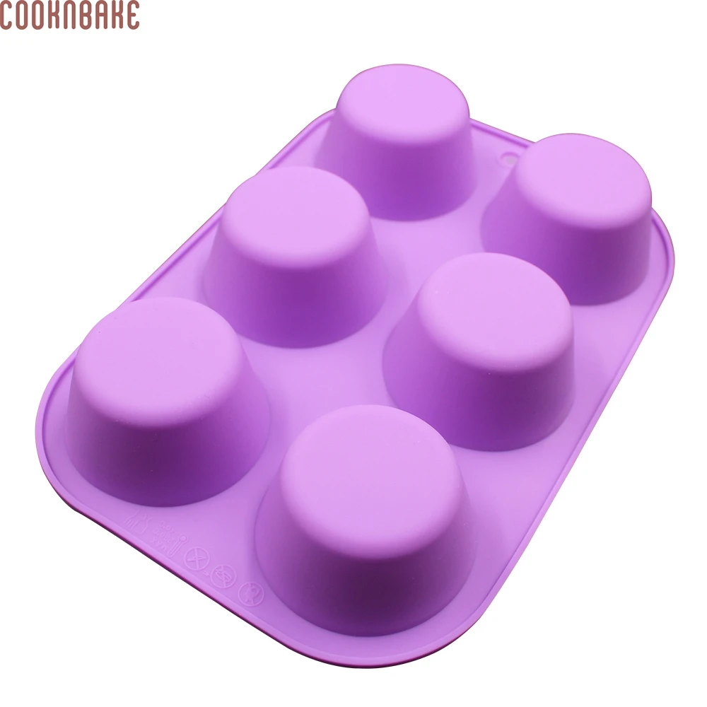 Силиконовая форма COOKNBAKE для кексов маленькая Форма круглая силиконовая