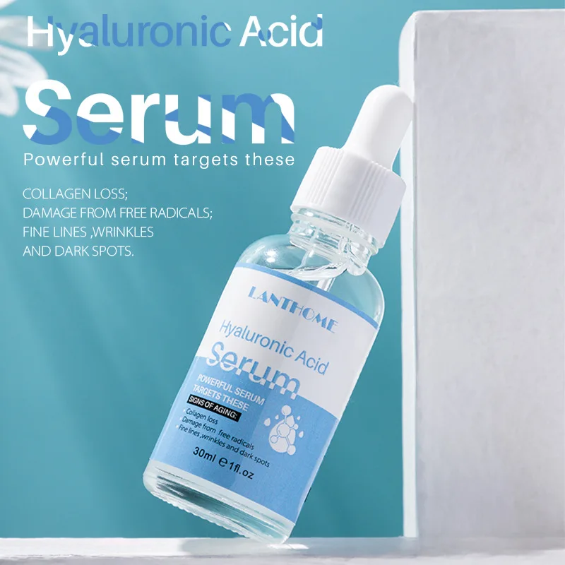 

30ml Hyaluronic Acid Serum For Skin Powerful Anti Wrinkle Anti Aging Ultra-Hydrating Intense Hydration Moisture Reduces Dry Skin