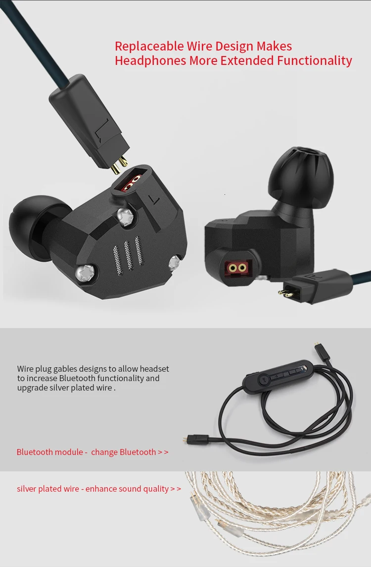 Новинка KZ ZS6 2DD+ 2BA гибридные наушники-вкладыши HIFI DJ Monito спортивные наушники для бега наушники-вкладыши Наушники KZ ZS6 ZS10 ZS5 AS10 ES4