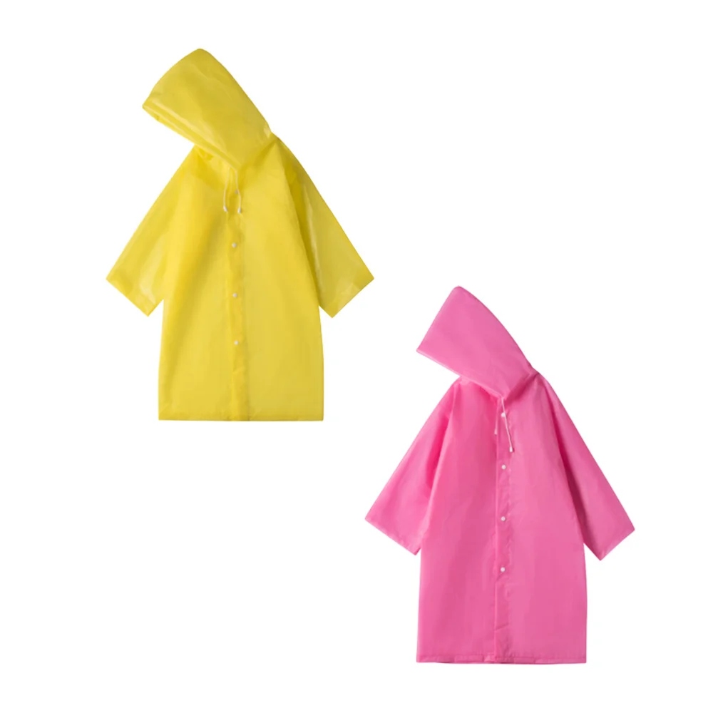 2 шт. многоразовые взрослых плащ Открытый пончо Портативный Водонепроницаемый