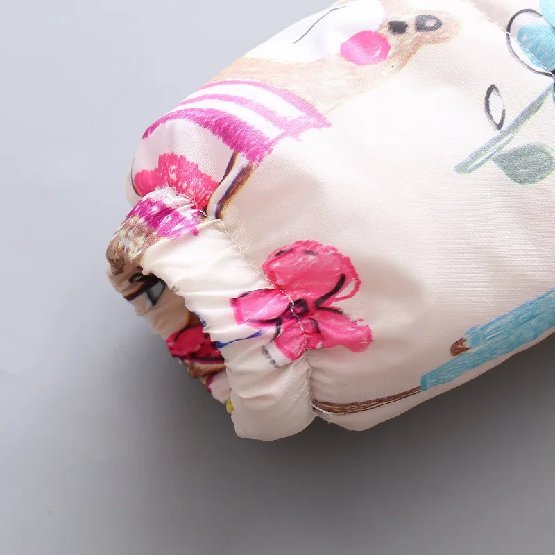Зимняя шерстяная куртка для девочек; одежда для малышей; теплая хлопковая куртка с капюшоном; ветровка; От 1 до 5 лет; Детское пальто с мехом