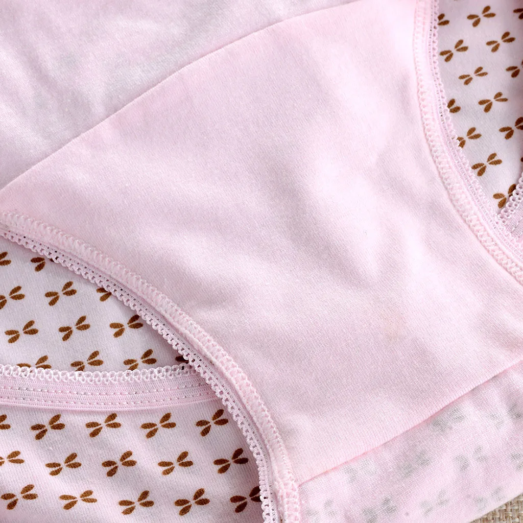 

LONSANT Maternity Belly Panties print Breathable High Waist knickers fashion Pregnant Woman plus size Underwear Female Drop Ship