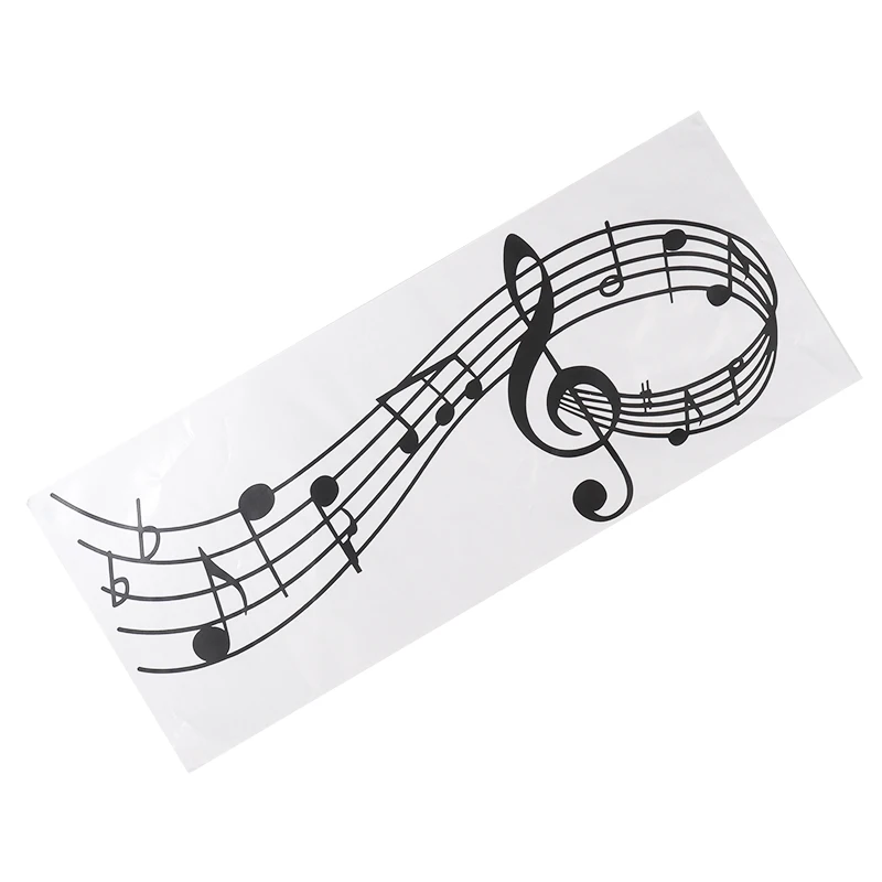 Съемная настенная наклейка музыкальная тема песни звуковые заметки мелодия