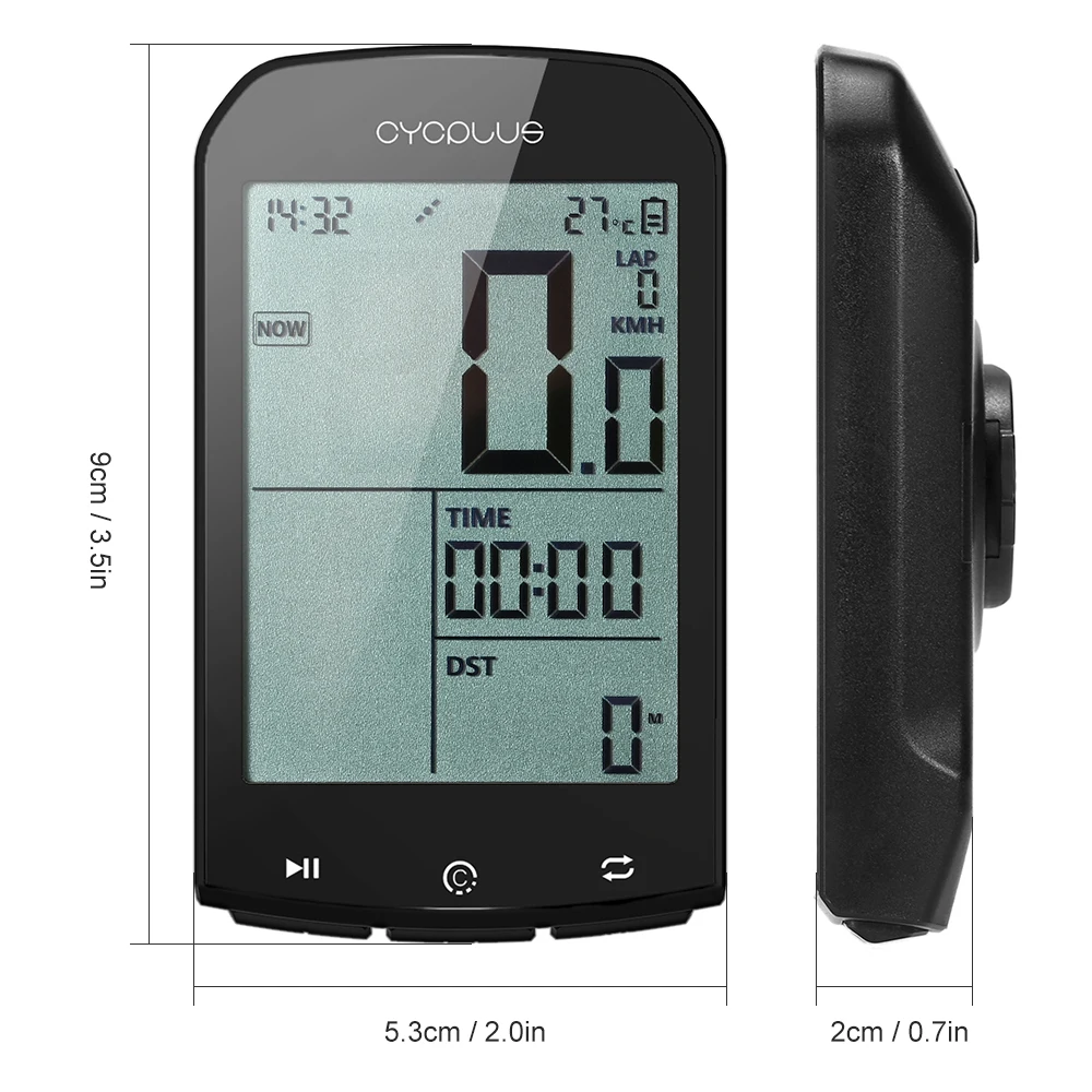 CYCPLUS M1 bicycle GPS waterproof ipx6 Bike computer cycling Speedmeter wireless Stopwatch | Спорт и развлечения